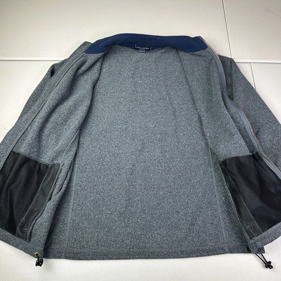 Daniel Cremieux Mens Sweater Medium Gray Full Zip Mock‎ Neck Knit Pullover - Picture 4 of 10